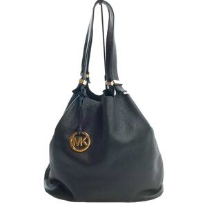 Michael Kors Colgate Soft Leather Tote Bag in Black